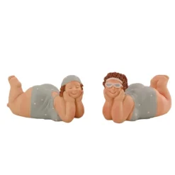 Natural Collections Woondecoratie>Figuur dikke dame 15 cm