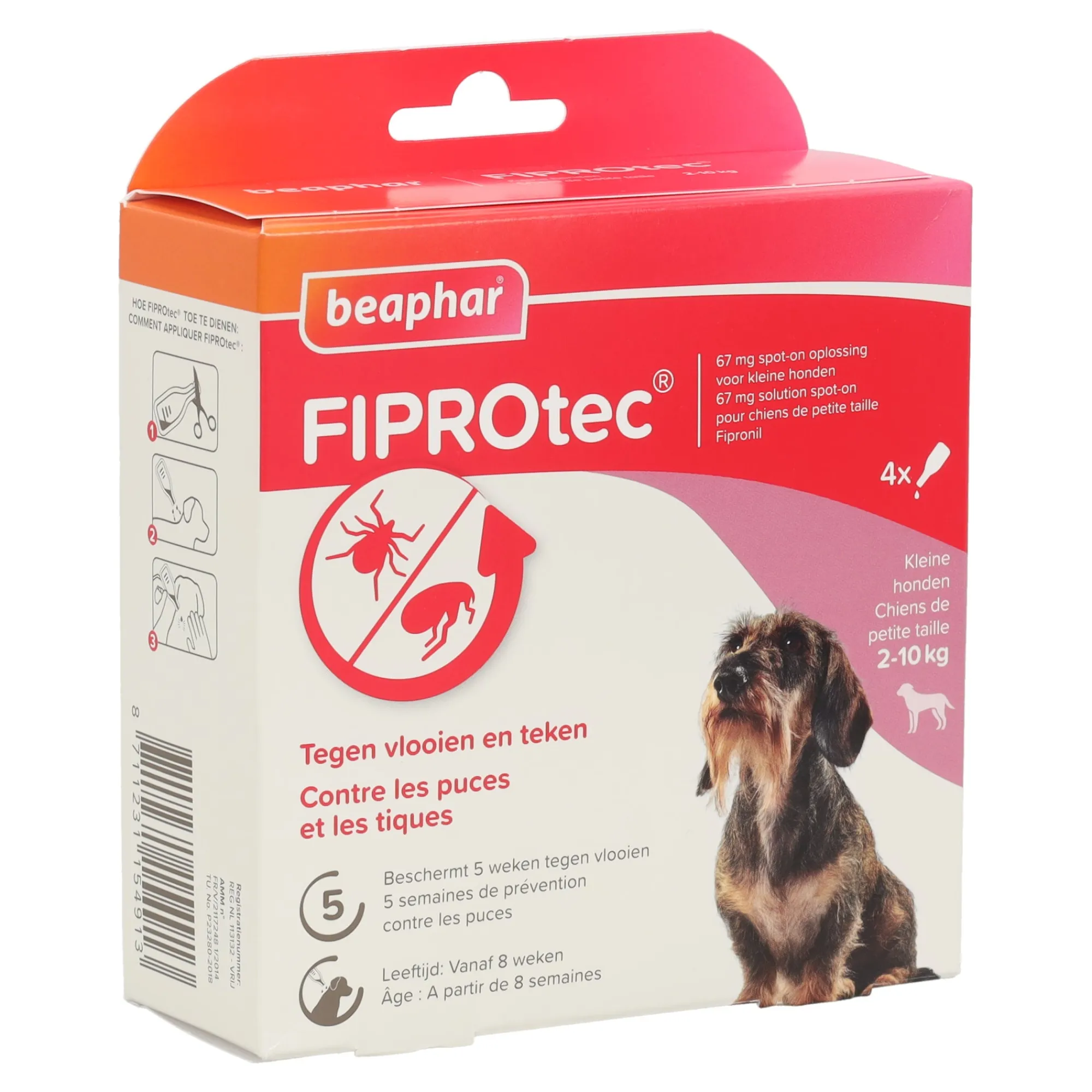 Beaphar Hondenverzorging>Fiprodog hond 2-10kg