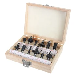 Lotus Toebehoren Elektrisch Gereedschap>Frezenset 12-delig met koffer