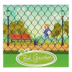 Bel Garden Afrastering>Gaas harmonica PL50 H100 zwart 25m