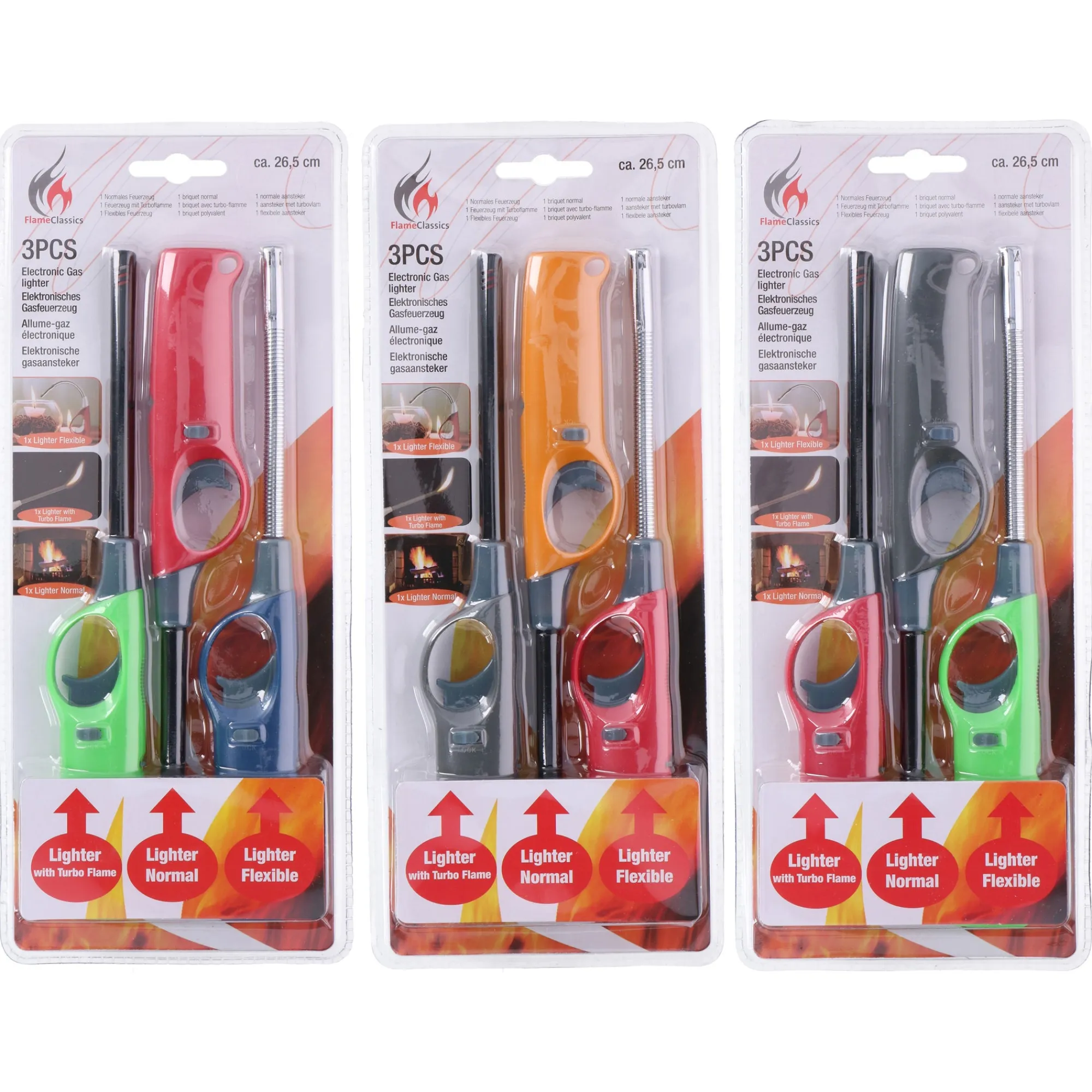 Flame Classics Barbecueaccessoires>Gasaansteker 3st 26,5cm