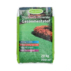 Bel Garden Bodemverbeteraars>Gazonmest organisch+anti mos 20kg