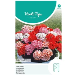 Horti Tops Moestuin>Geranium Magic Beauty F1 mix