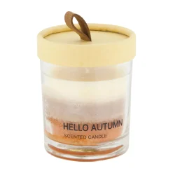 Natural Collections Kaarsen>Geurkaars glas cinnamon 7x9cm