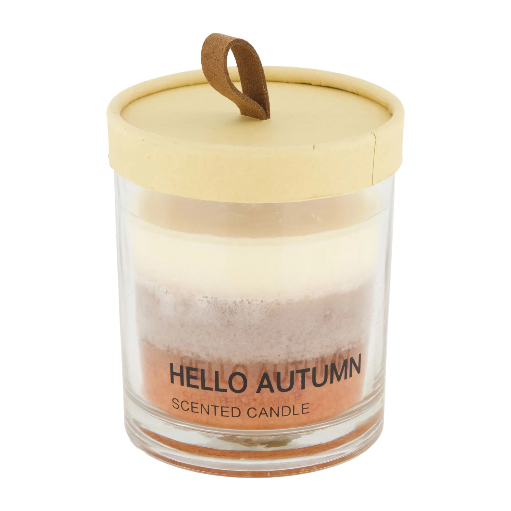 Natural Collections Kaarsen>Geurkaars glas cinnamon 9x11cm