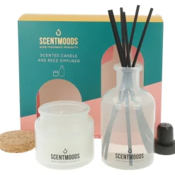 Scentmoods Kaarsen>Giftset La Vie kaars & geurstokjes