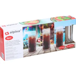 Alpina Koken & Tafelen>Glas longdrink 400 ml 6st.