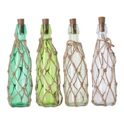 Decoris Woondecoratie>Glazen LED-fles 28 cm