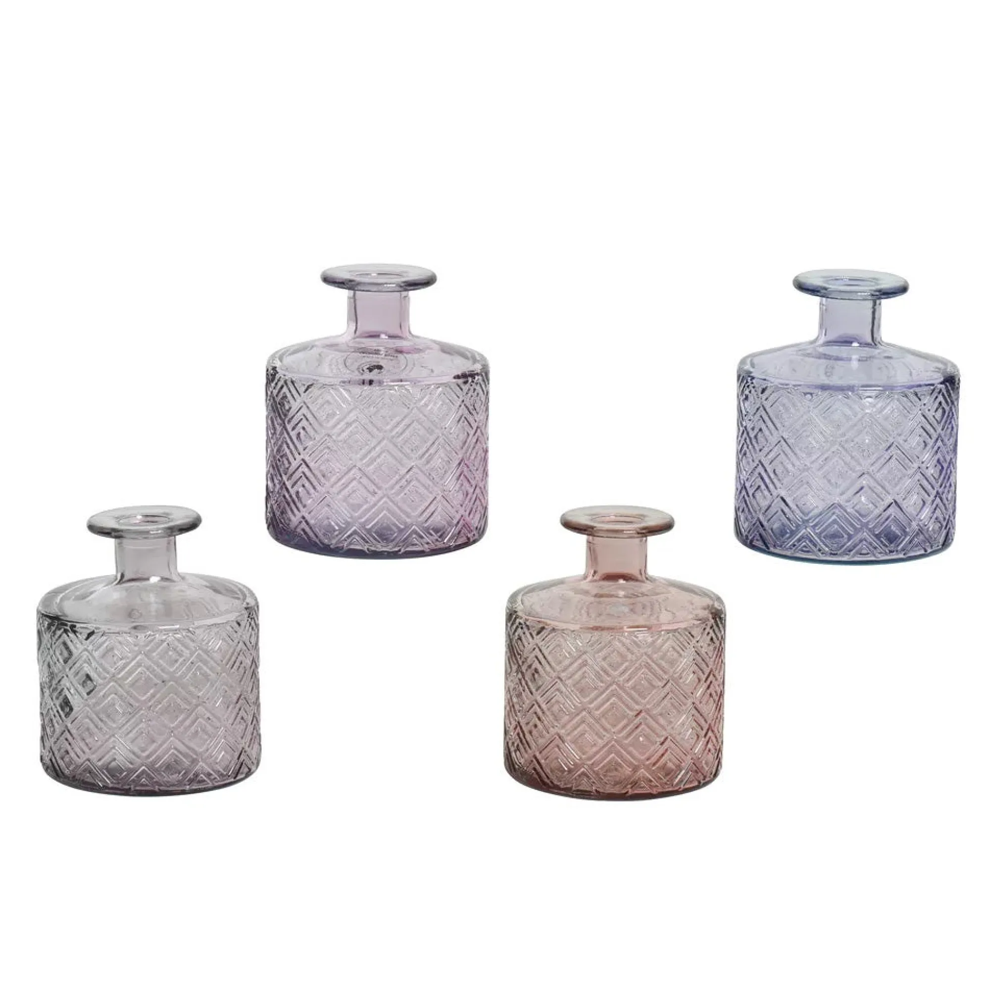 Decoris Vazen En Potten>Glazen vaas recycle 12 cm