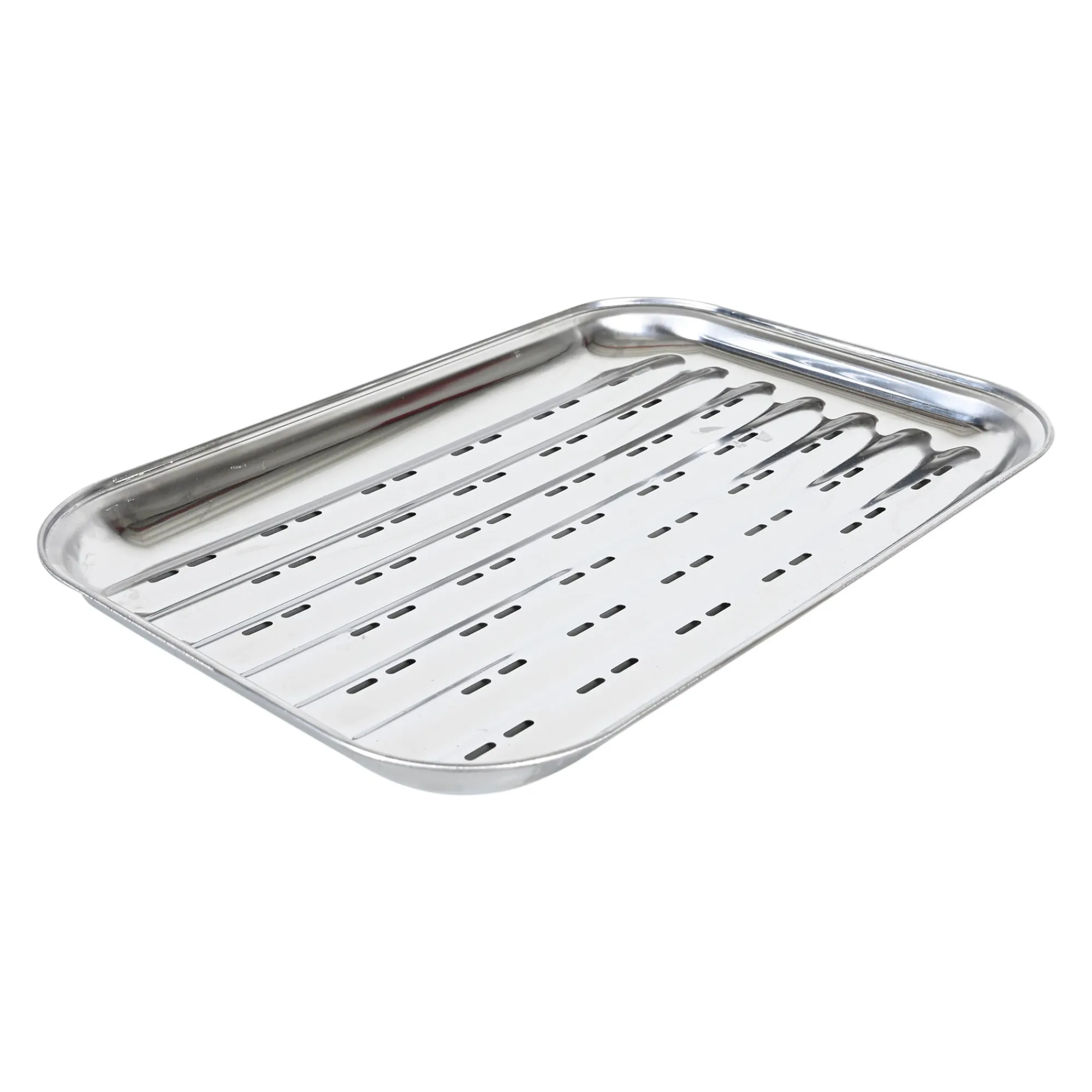 Barbecueaccessoires>Grillplaat RVS 34,5 x 24,2 x 2,5 cm