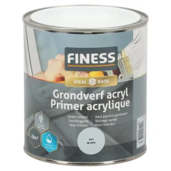 Finess Muurverf>Grondverf acryl wit 750ml