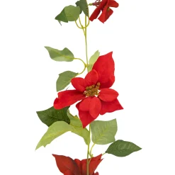 Kunstplanten En Kunstbloemen|Kerstdecoratie>Guirlande kerstroos 180 cm