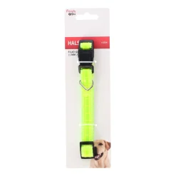 Friendly Pet Hondenriem>Halsband fluo geel 15mm 25-40cm FP