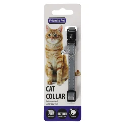 Friendly Pet Kattenverzorging>Halsband kat zilver refl 10mm x 30cm
