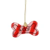 Mica Decorations Kerstdecoratie|Kerstballen>Hanger bot rood woof 8 cm
