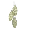Mica Decorations Kerstballen|Kerstdecoratie>Hanger dennenappels groen 3cm