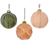 Decoris Kerstballen|Kerstdecoratie>Hanger glas blad 8 cm