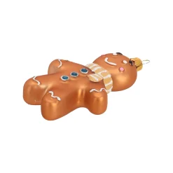 Kerstdecoratie|Kerstballen>Hanger glas gingerbread