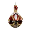 Decoris Kerstballen|Kerstdecoratie>Hanger glas notenkraker 15 cm