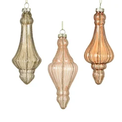 Decoris Kerstdecoratie|Kerstballen>Hanger glas pegel 14 cm