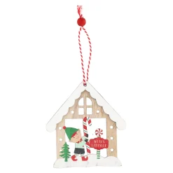 Kerstdecoratie>Hanger huis
