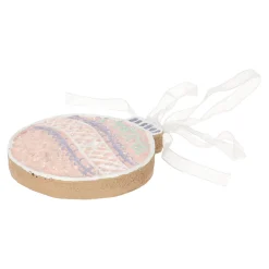 Kerstdecoratie|Kerstballen>Hanger kerstbal gingerbread 7 cm