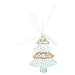 Kerstdecoratie|Kerstballen>Hanger kerstboom gingerbread 9 cm