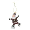 Kerstdecoratie|Kerstballen>Hanger kerstman schaats 12 cm