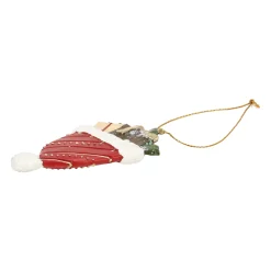Kerstdecoratie|Kerstballen>Hanger kerstmuts rood 11cm
