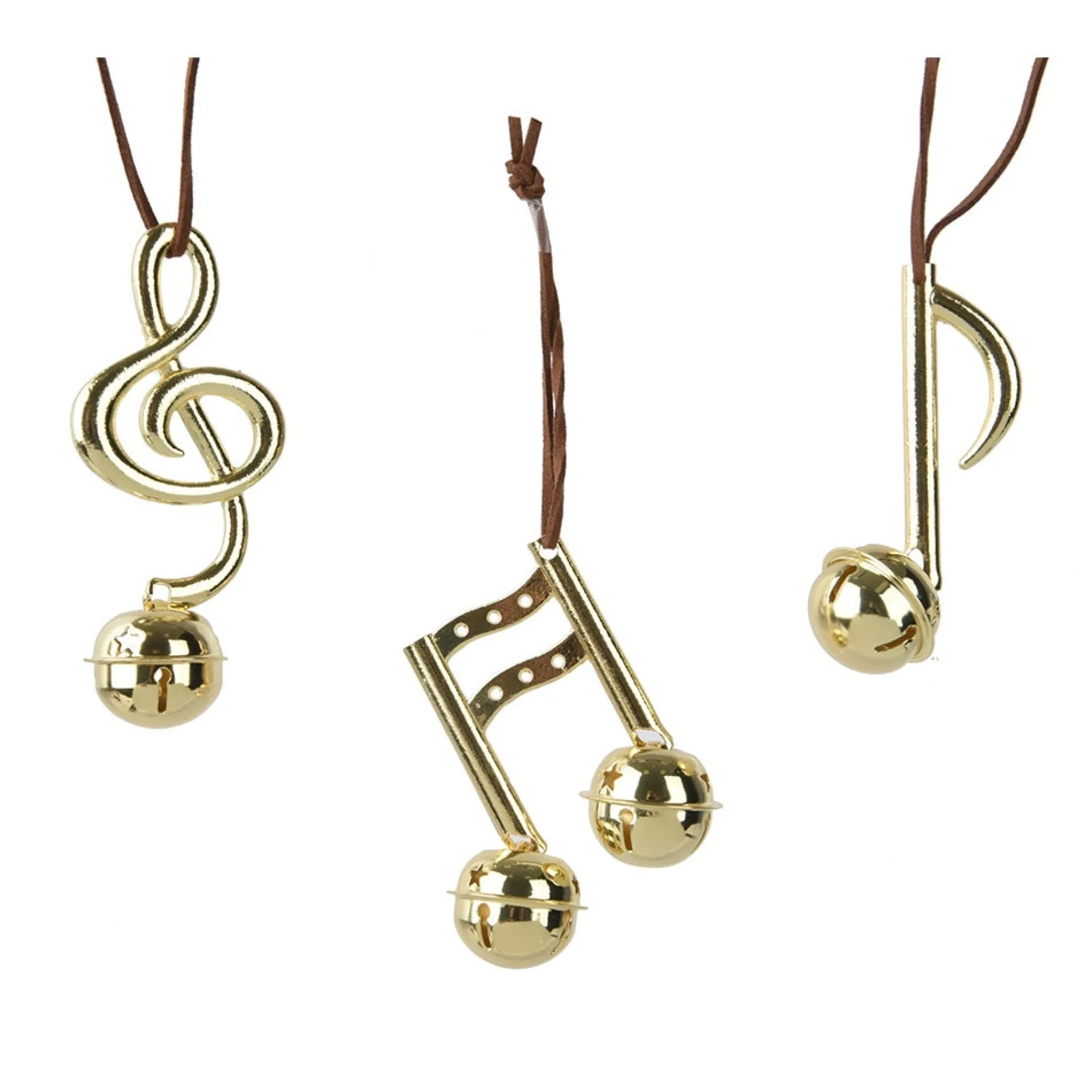 Decoris Kerstballen|Kerstdecoratie>Hanger muzieknoot 10 cm