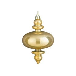 Kerstdecoratie|Kerstballen>Hanger ornament goud 15 x 8 cm