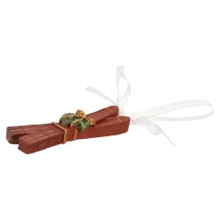 Kerstdecoratie|Kerstballen>Hanger ski's rood 11 cm