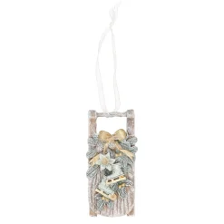 Kerstballen|Kerstdecoratie>Hanger slee met schaats 8 cm