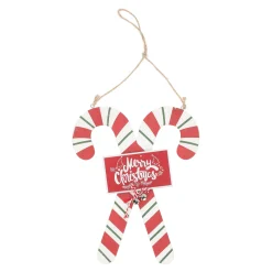 Kerstdecoratie>Hanger snoepstok 19 x 24 cm