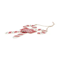Kerstdecoratie>Hanger snoepstok 19 x 24 cm