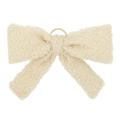 Kerstdecoratie|Kerstballen>Hanger strik beige 18x13cm