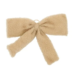 Kerstballen|Kerstdecoratie>Hanger strik bruin 18x13cm