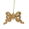 Decoris Kerstdecoratie|Kerstballen>Hanger strik goud 6 cm