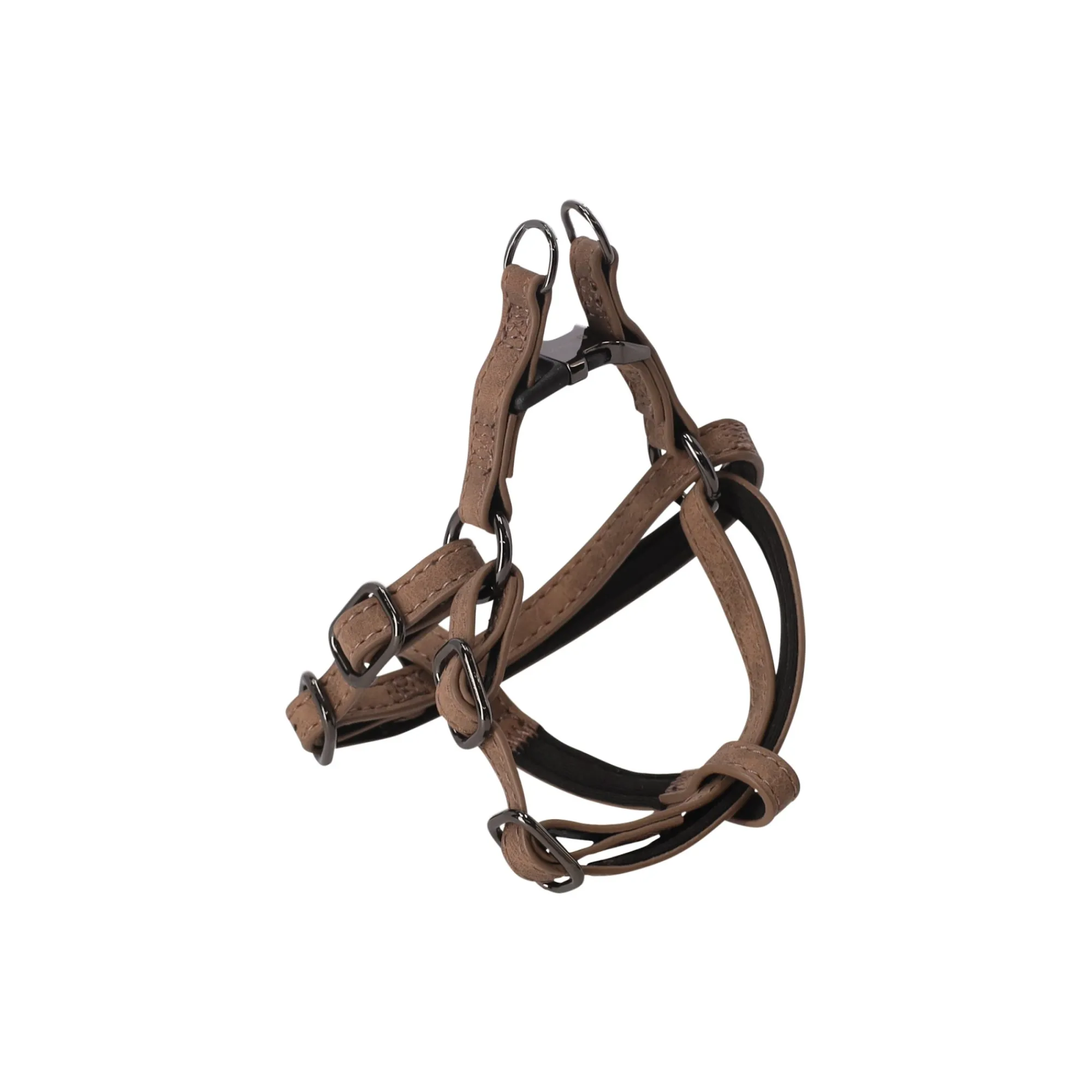 Flamingo Hondentuig>Harnas Delu bruin XS 30-35cm 10mm