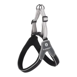 Flamingo Hondentuig>Harnas Hilka Easy grijs M 25mm 45-55cm FP