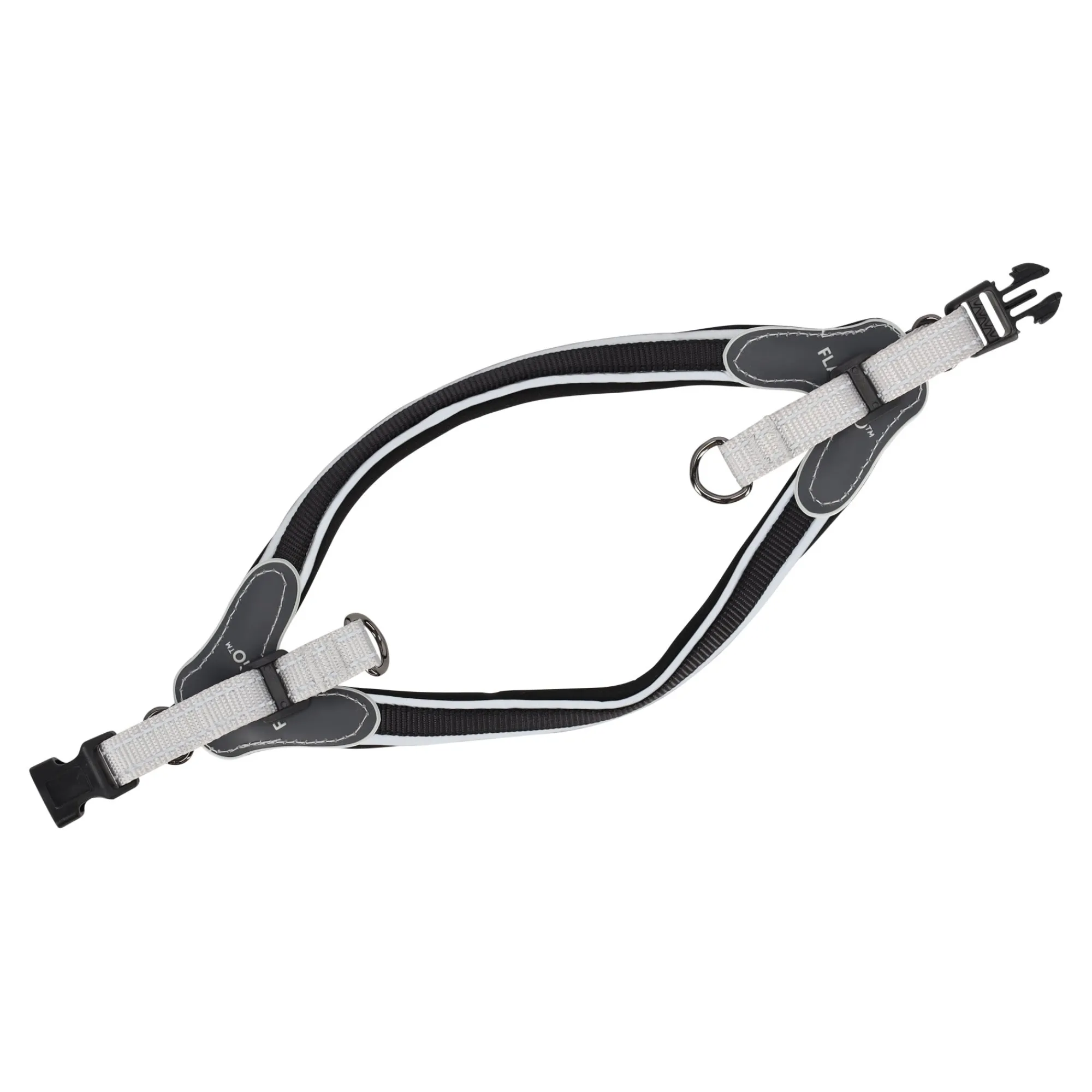 Flamingo Hondentuig>Harnas Hilka Easy zwart XL 25mm 50-60cm FP