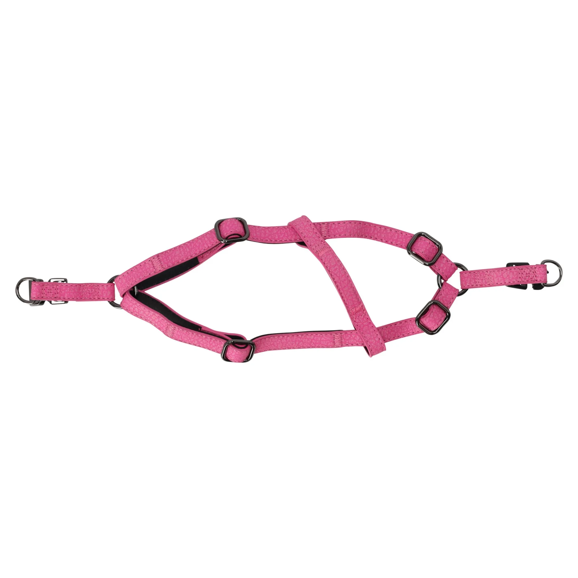 Flamingo Hondentuig>Harnas Step&go Leza roze M 45-65cm