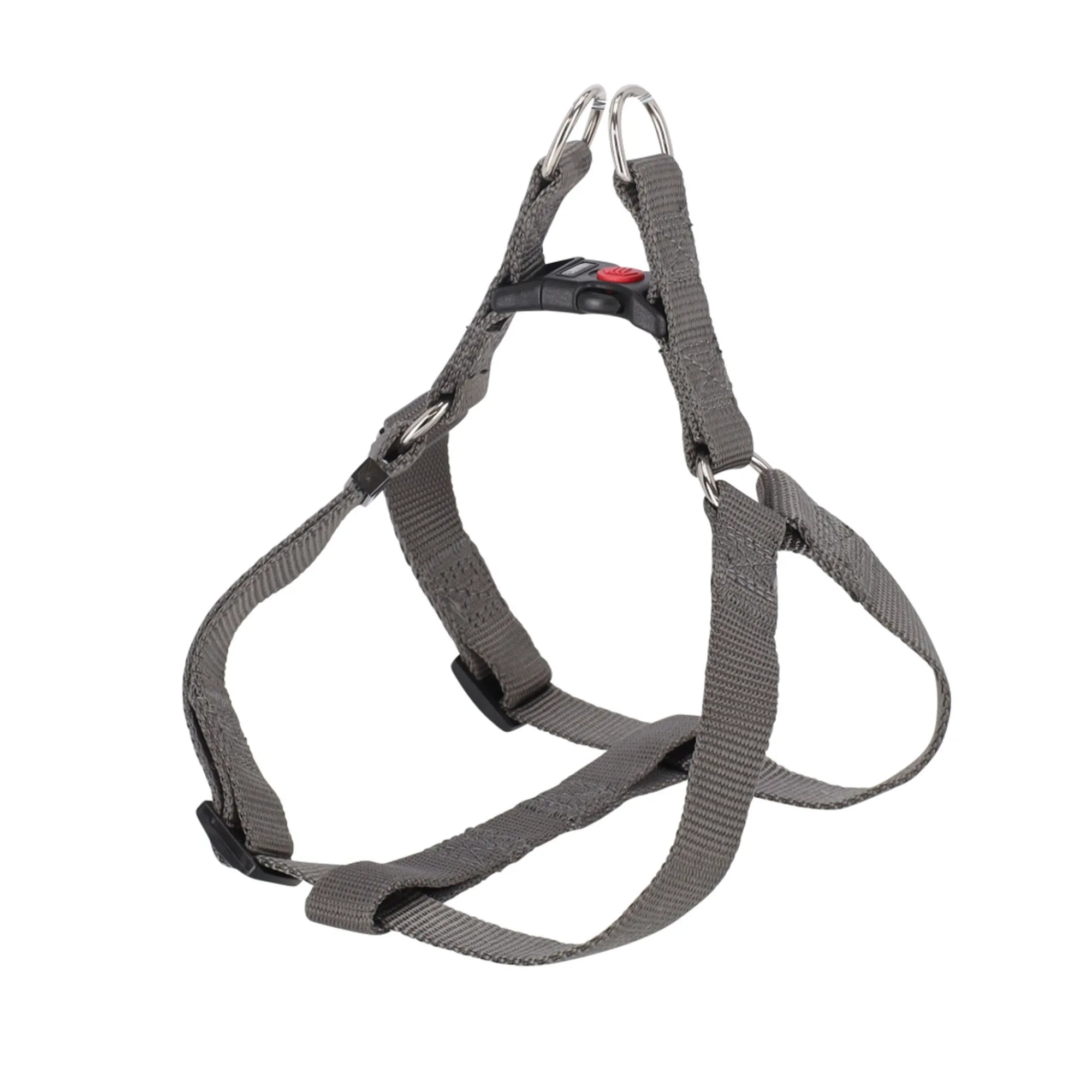 Friendly Pet Hondentuig>Harnas Step&go Ziggi donkergrijs XS 10mm 20-35cm FP