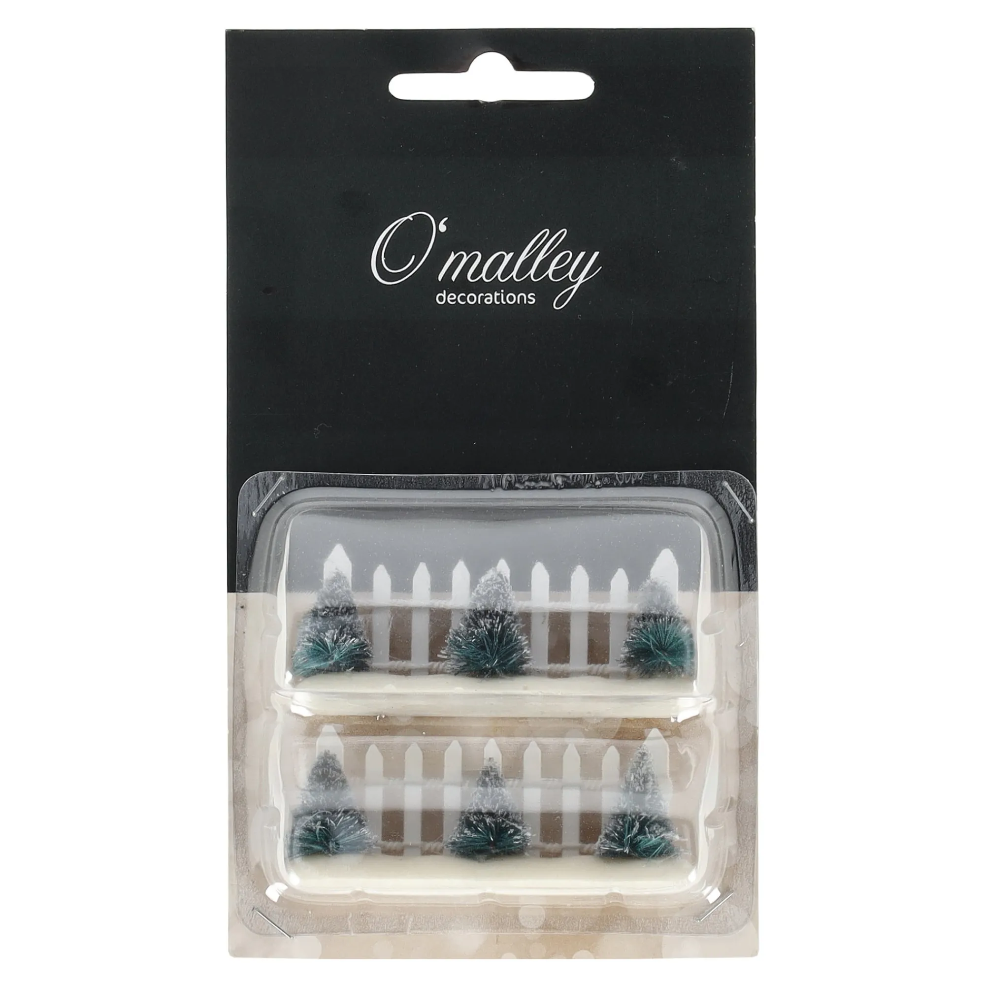 O'malley Kerstdorp>Hekwerk mini wit