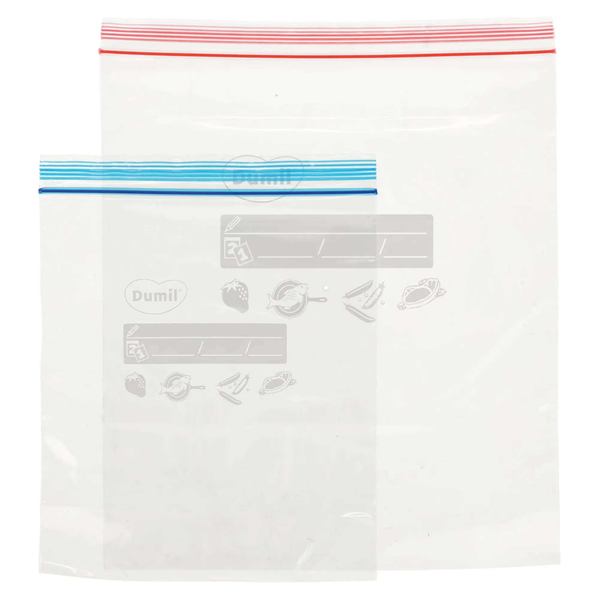 Dumil Koken & Tafelen>Hersluitbare zakjes 1L 15st + 2,5L 15st