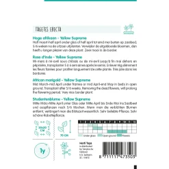 Horti Tops Moestuin>Hoge Afrikaan Yellow Supreme