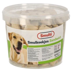 Smulti Hondensnacks>Hondenkoek sandwich 0,9kg
