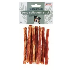 Smulti Hondensnacks>Hondensnack collageen eend stick 85g