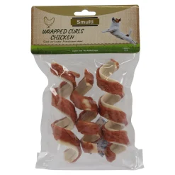 Smulti Hondensnacks>Hondensnack curl kip 15cm 3st
