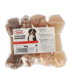 Smulti Hondensnacks>Hondensnack knoopbeen 12cm 4st
